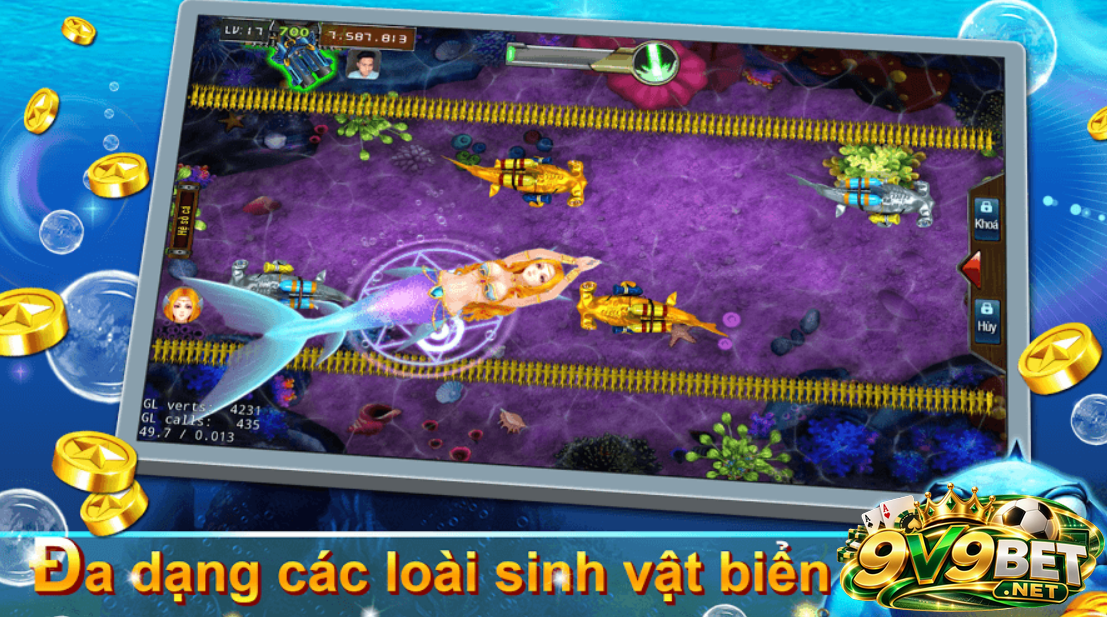 Mức trả thưởng cho các loại cá có cấp độ khó vừa