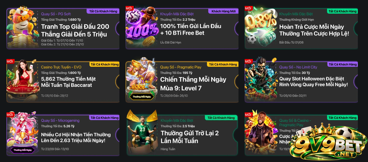 Điều kiện để rút tiền khuyến mãi V9BET là gì?