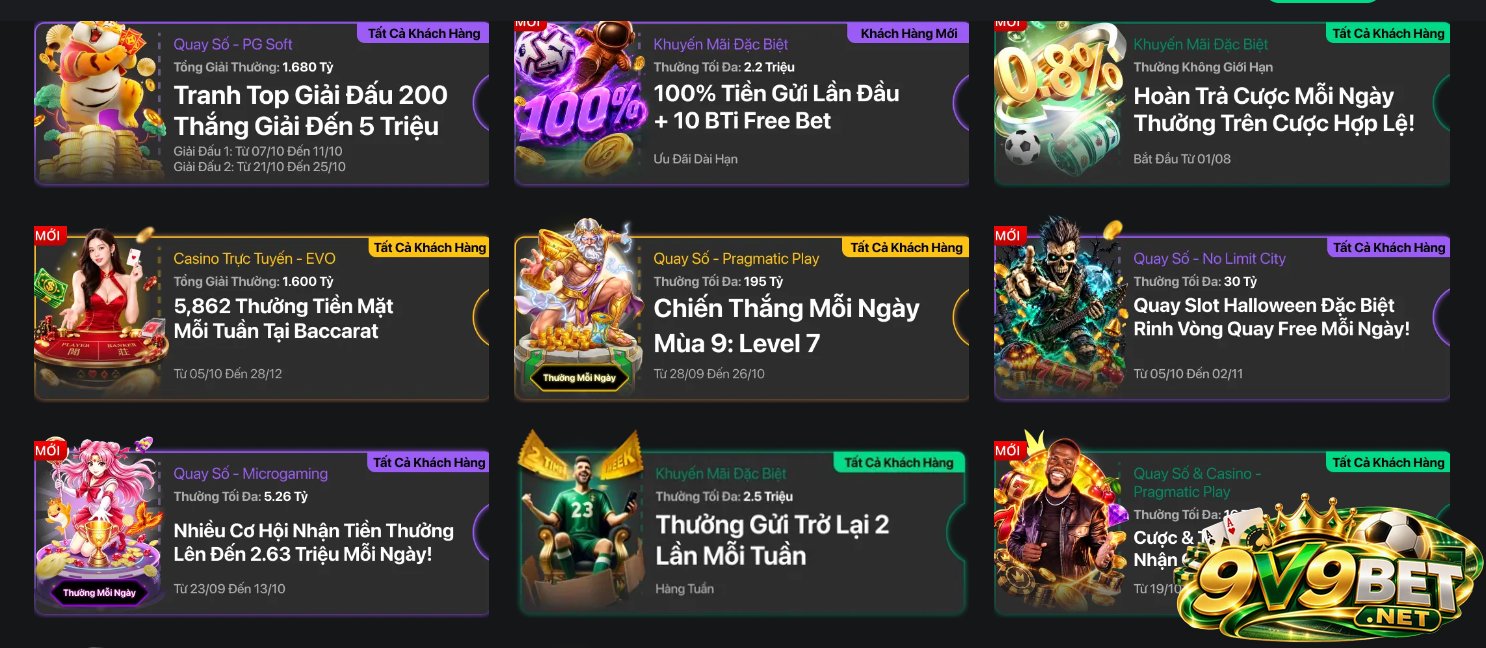 Người chơi cần phải tuân thủ theo đúng các quy định về nhận khuyến mãi V9BET thì mới rút được tiền thưởng