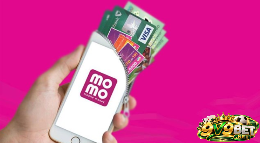 Nạp tiền V9BET thông qua ví điện tử Momo có nhiều khuyến mãi cho người chơi 