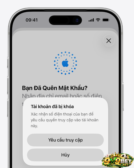 Không cố gắng nhập mật khẩu khi đã quên 