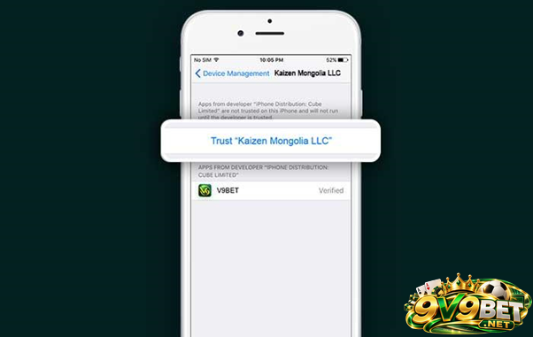 Tin cậy ứng dụng app V9BET
